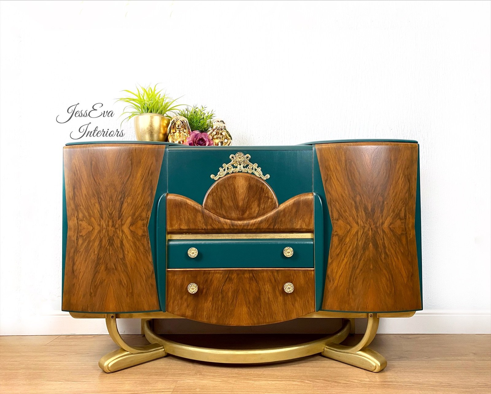 Vintage Mid Century Modern BEAUTILITY COCKTAILS CABINET DRINKS