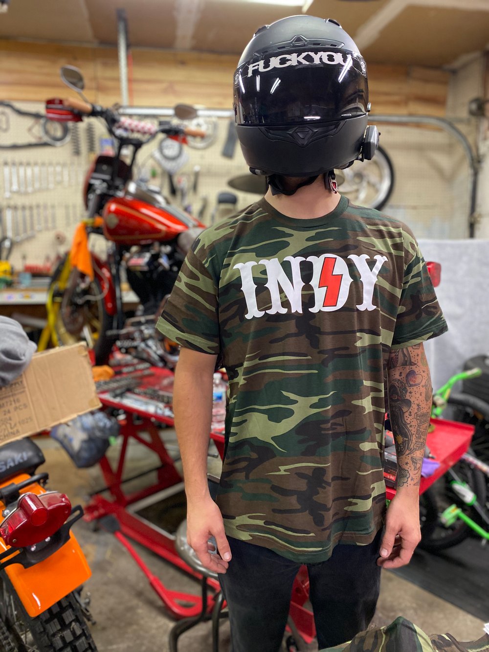 Image of All camo Indy shirt 