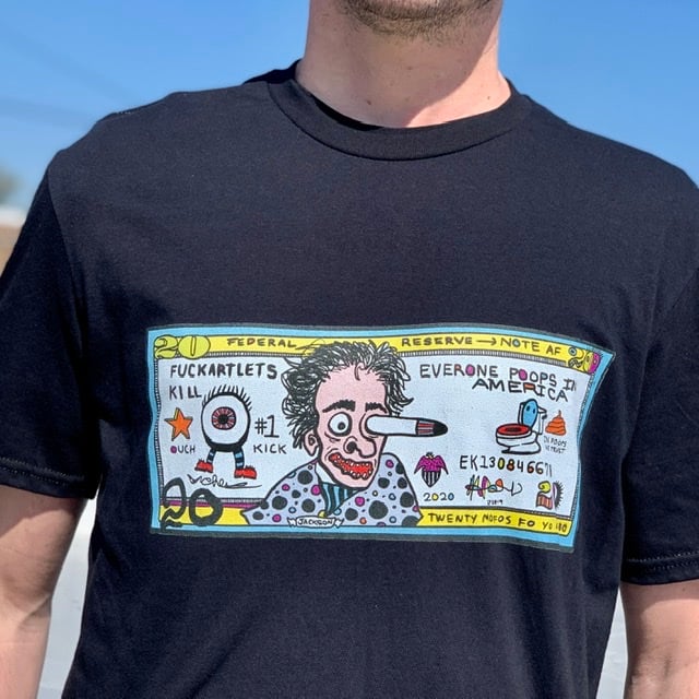 Image of $20 Bill Full color T-shirt