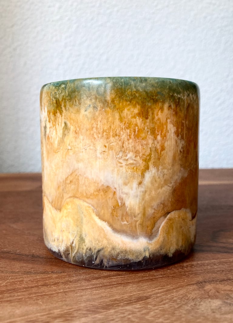 Pot Orange/Vert/Blanc Image 2