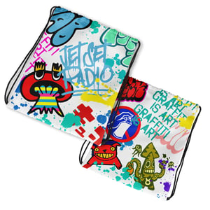 GRAFFITI Drawstring Bag