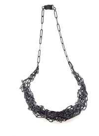 Image 1 of Oxidised silver chaos chain
