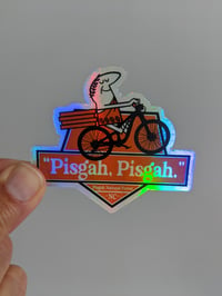 Image 1 of "Pisgah, Pisgah" Die cut Holographic vinyl sticker