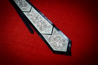 Image 2 of Engraved Tie (Black)