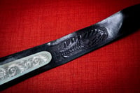 Image 3 of Engraved Tie (Black)