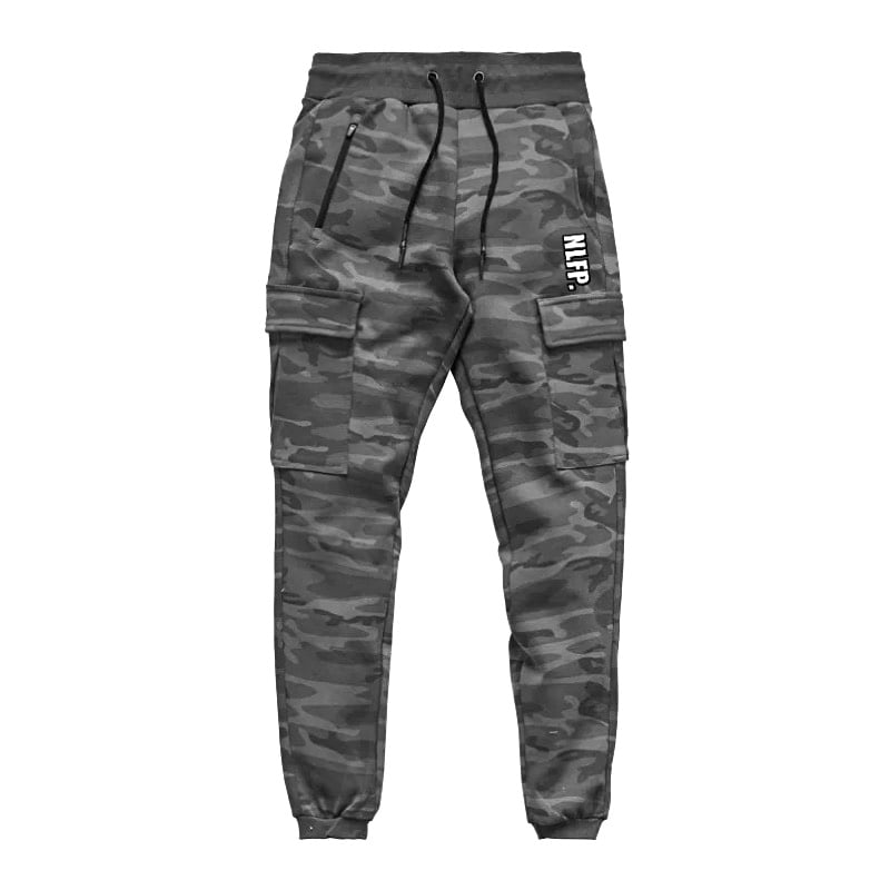 dark grey camo joggers