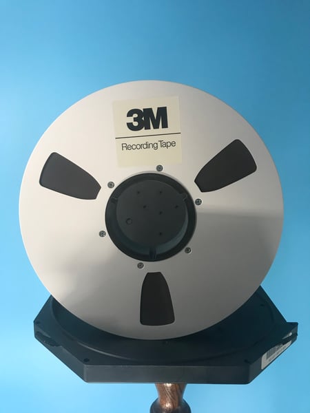 Image of 3M 8207 1" x 7200' Reel to Reel on 10.5" Precision Metal Reel in TapeCare Case NEW