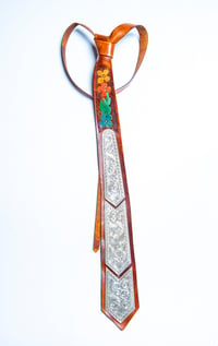 Image 4 of Engraved Tie (Brown)