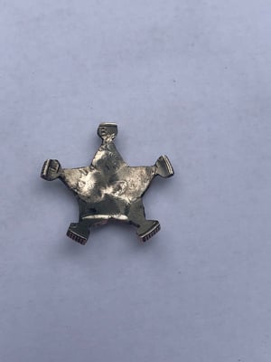 Image of Sheriff Star Half-Dollar Keychain