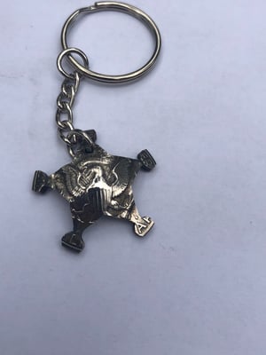 Image of Sheriff Star Half-Dollar Keychain