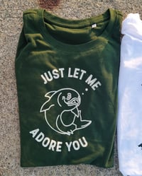 Adore you tee in dark green!