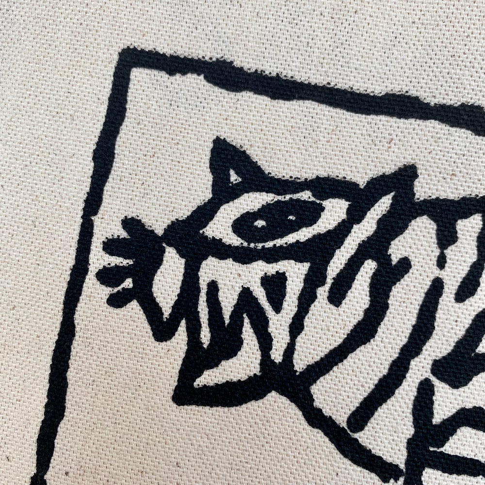 Tiger Canvas Tote