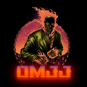 Image of Holograph OMJJ Fire Sticker