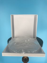Image 2 of Burlington Recording 1/4" x 7" Translucent Heavy Duty Small Hub Plastic Reel in White Set Up Box NEW