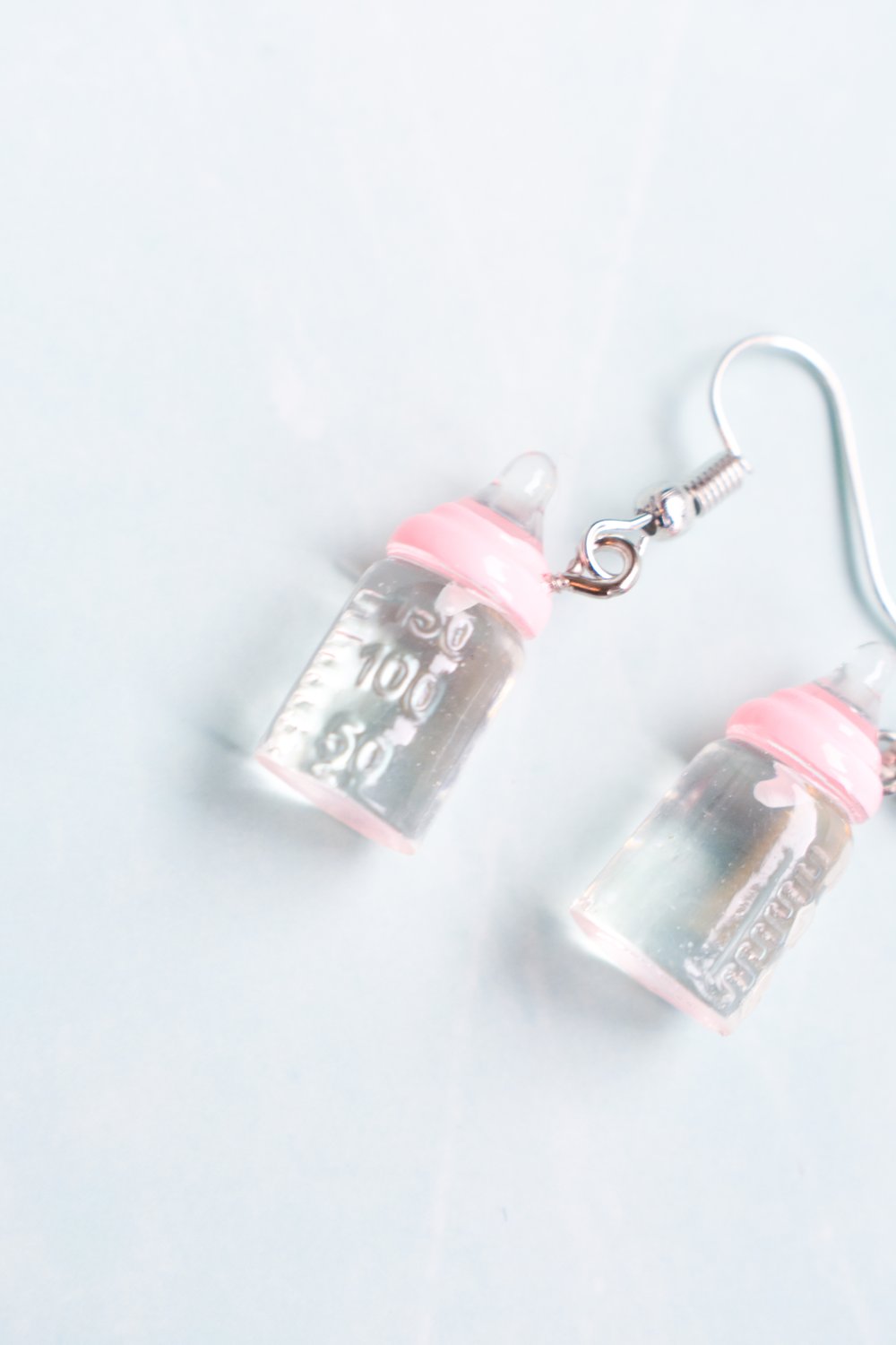 Image of Baby Bottle Hook Earrings