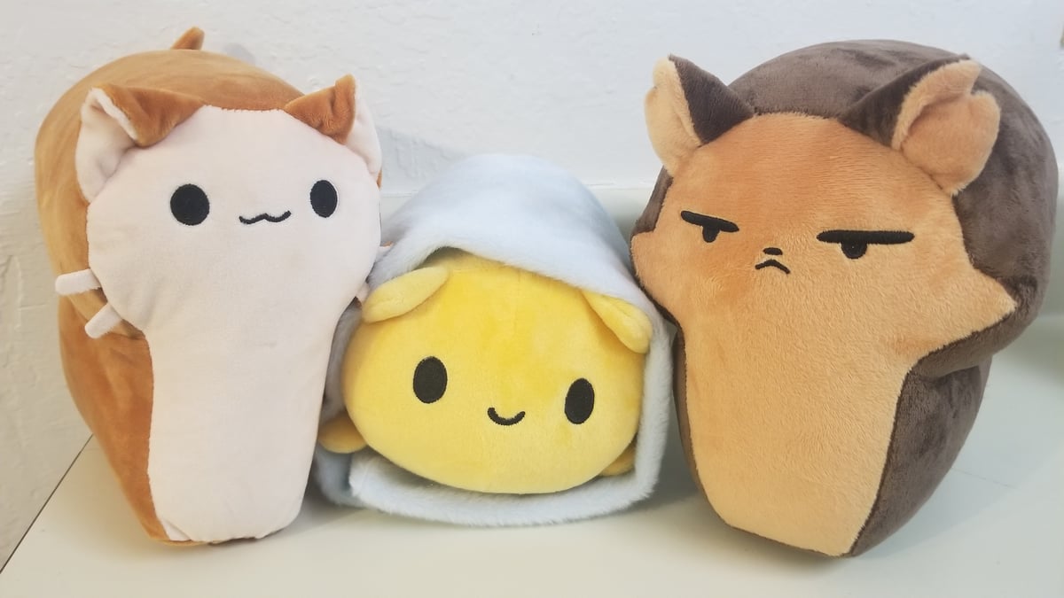 cat bread plush