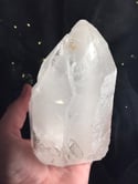 Twin flame quartz crystal