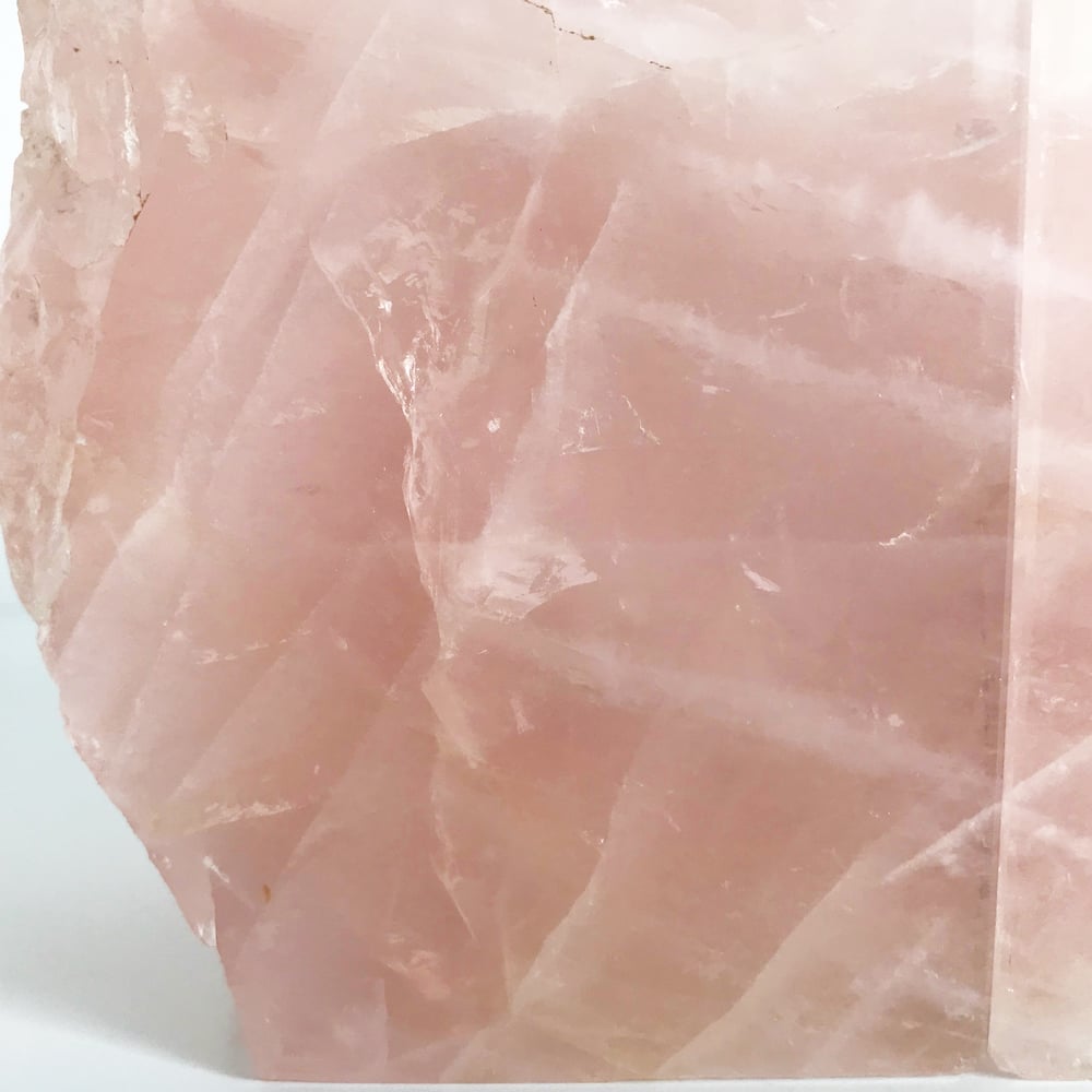 Image of Rose quartz Bookends no.65