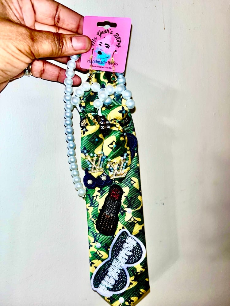 Image of  Camouflage LV Tie set