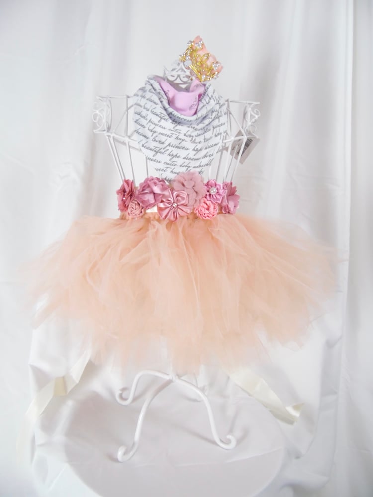 Image of Tea Time Tutu Centerpiece- Nursery Room Gift