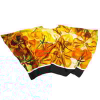 Image 1 of Silk Twill Top "Sunset Nasturtium"