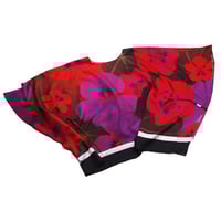 Image 1 of Silk Twill Top "Midnight Nasturtium" 