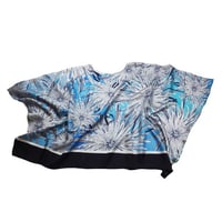 Image 1 of Silk Twill Top "Cactus Dahlia"
