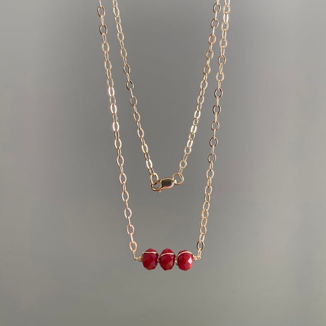 Carnelian Wrapped Choker