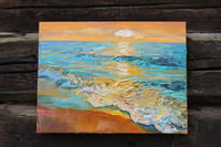 Painting of sunset