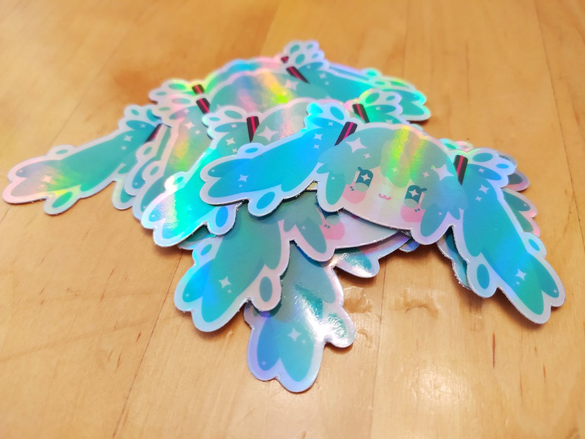 HATSUNE MIKU HOLO STICKERS shieonn