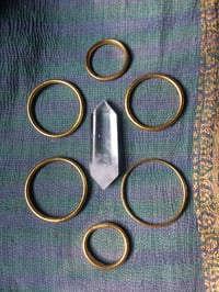 Image 4 of Gold Prayer Bangles- Kids thick & thin 