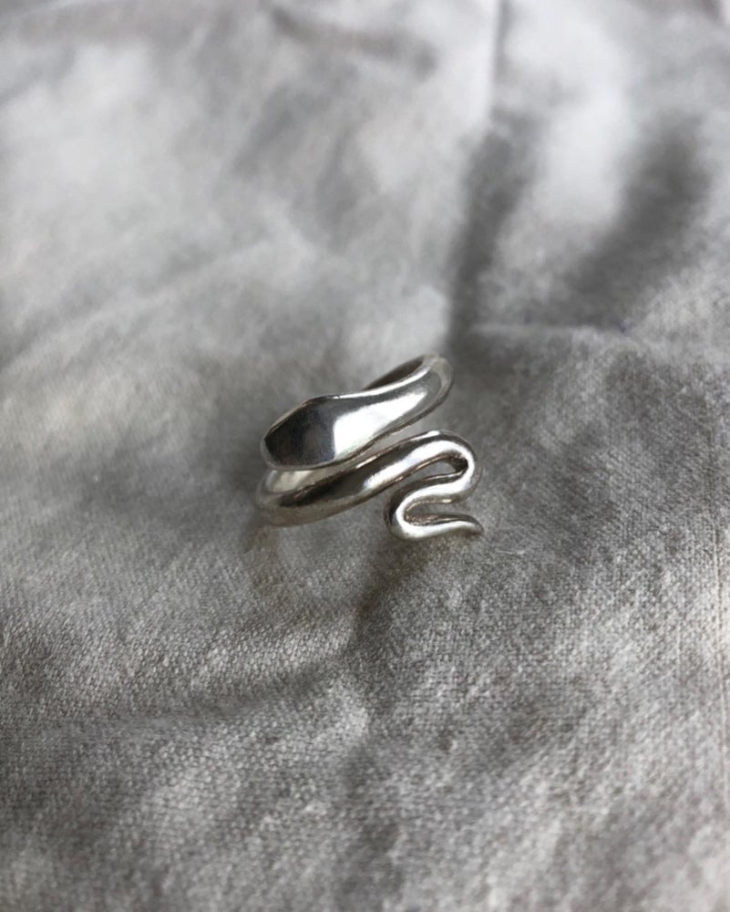 Image of adjustable snake ring 