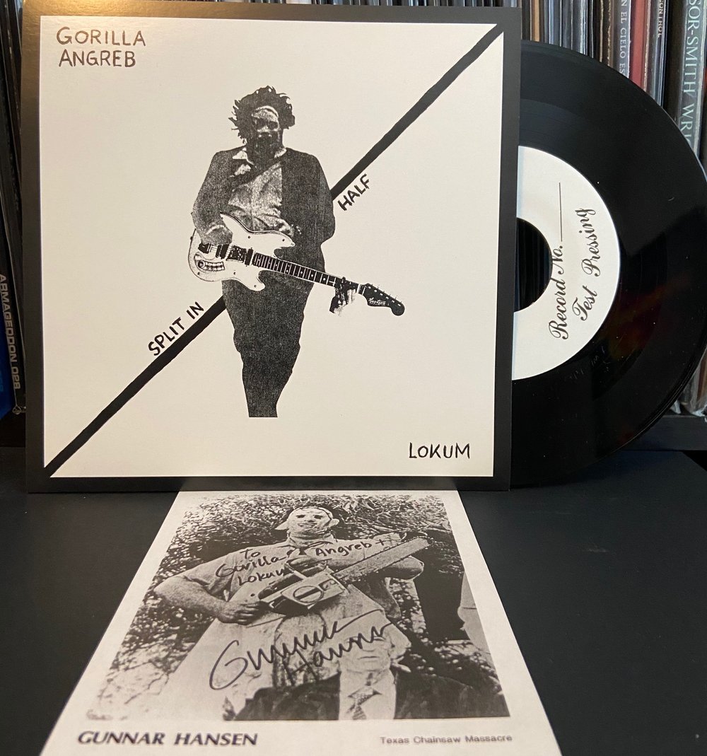 GORILLA ANGREB / LOKUM "Split In Half" 7" EP
