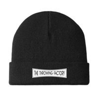 Embroidered Throwing Factory Beanie