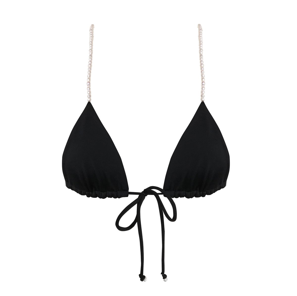 Image of THE CLASSY BLACK PEARLS BIKINI BRA