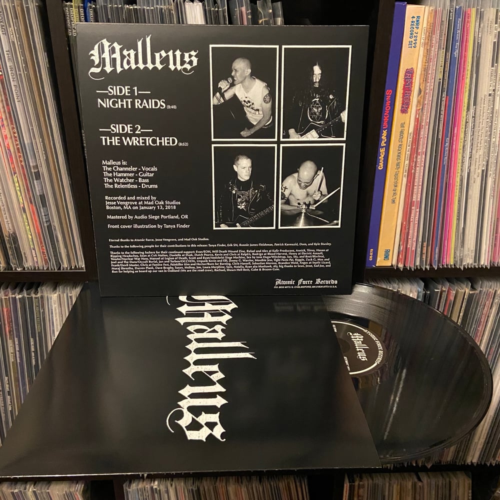 MALLEUS "Night Raids" LP + Poster