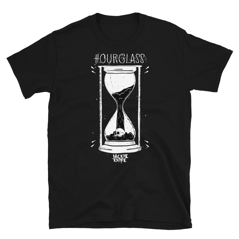 Image of Jackie Knife "Hourglass" T-Shirt (Black)