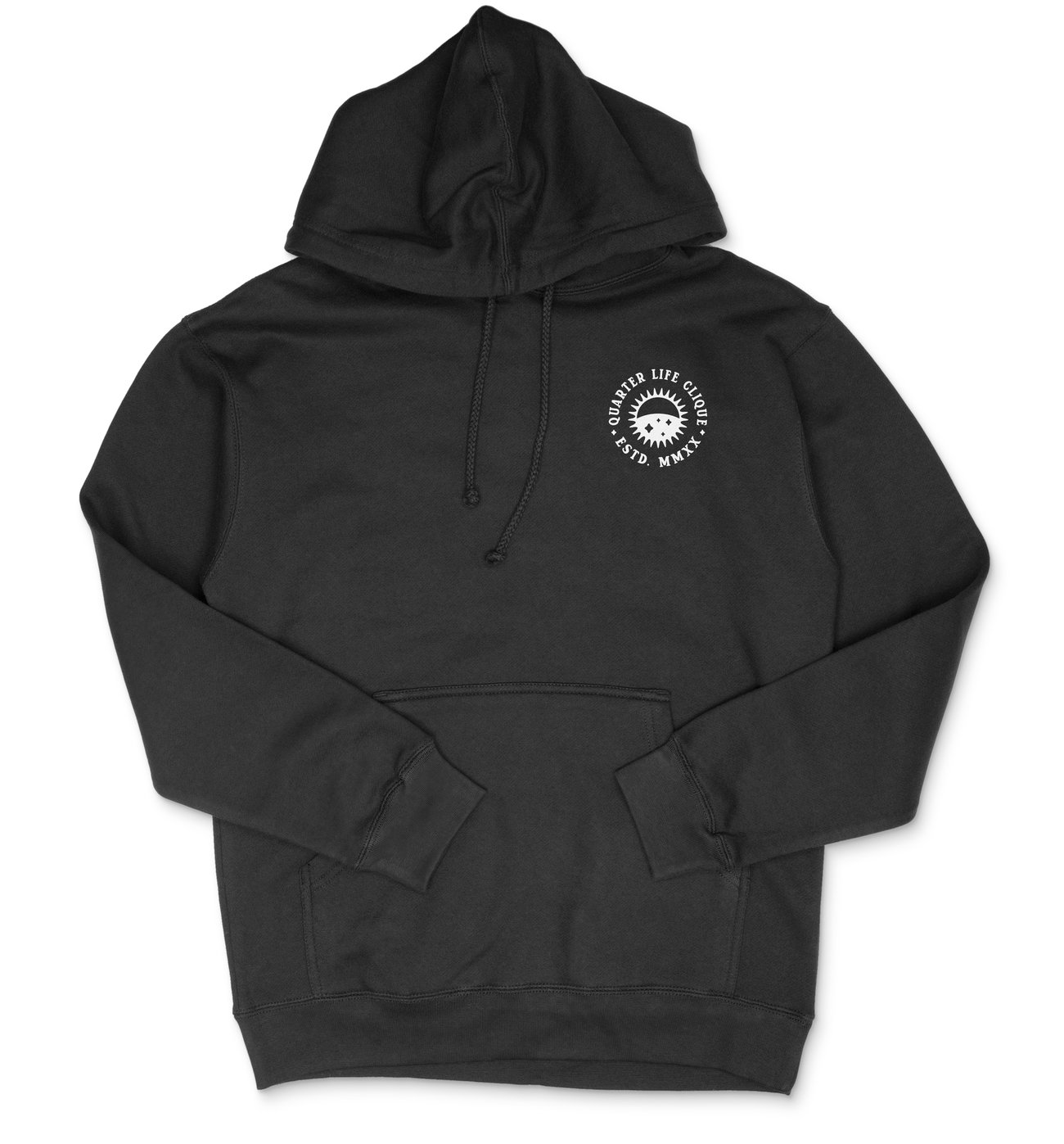 “Stardust” Hoodie in Black | QLC Clothing Company