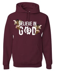 Image 2 of Believe in God with Angels  Hoody