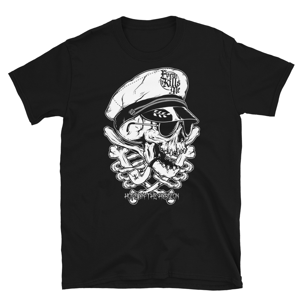 Image of Even If It Kills Me "Death Captain" T-Shirt (Black)