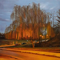 Willow Tree in Gorgas Park (Pandemic Painting), 2020