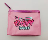 Image 2 of BK's Drippy Makeup Bag Pink