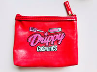 Image 2 of BK's Drippy Makeup Bag Red