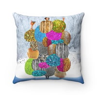 Image 1 of Plate No.142 Throw Pillow