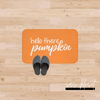 Hello There Pumpkin Bath Mat 