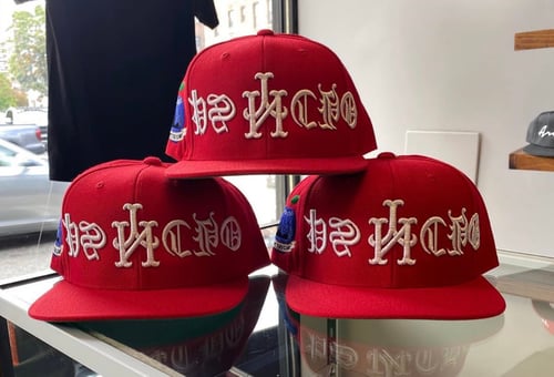 Image of Red Upside Down Psycho SnapBack 