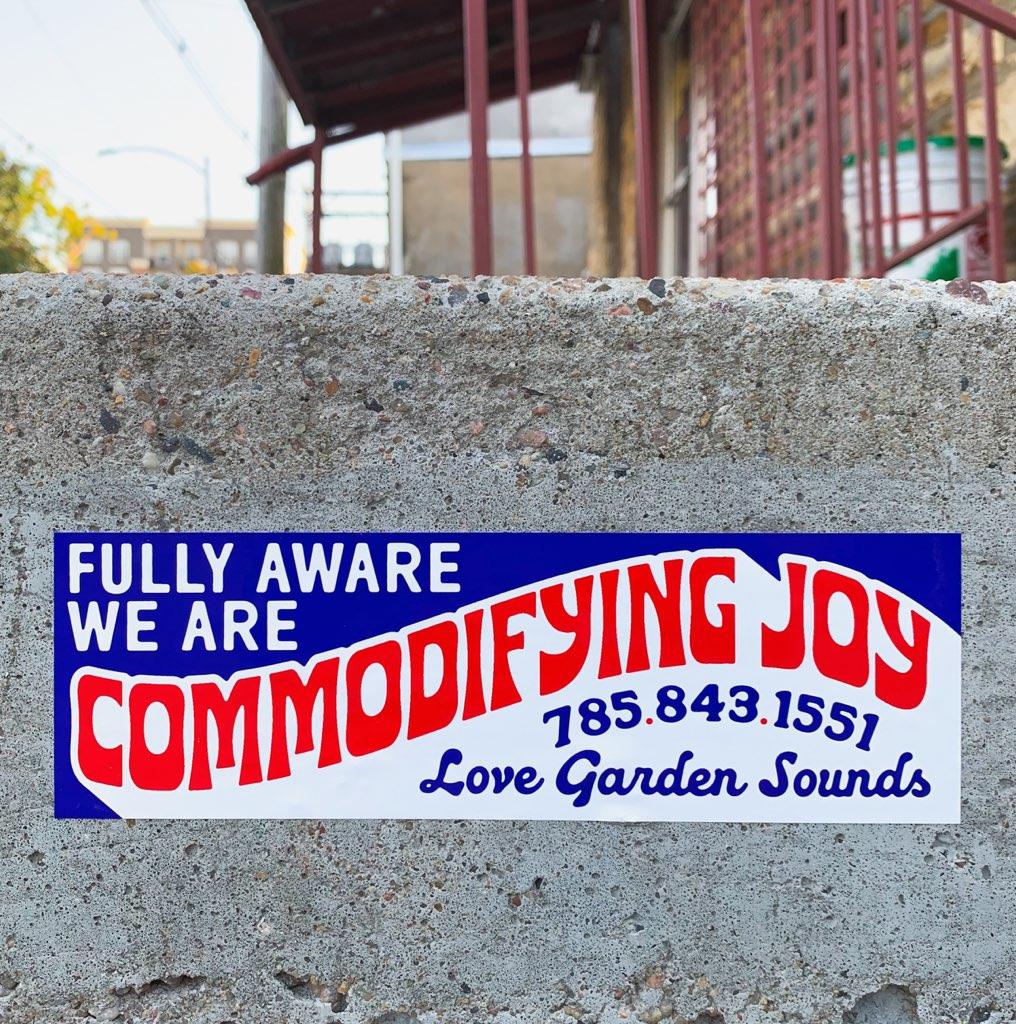 Image of Commodifying Joy Bumper Sticker