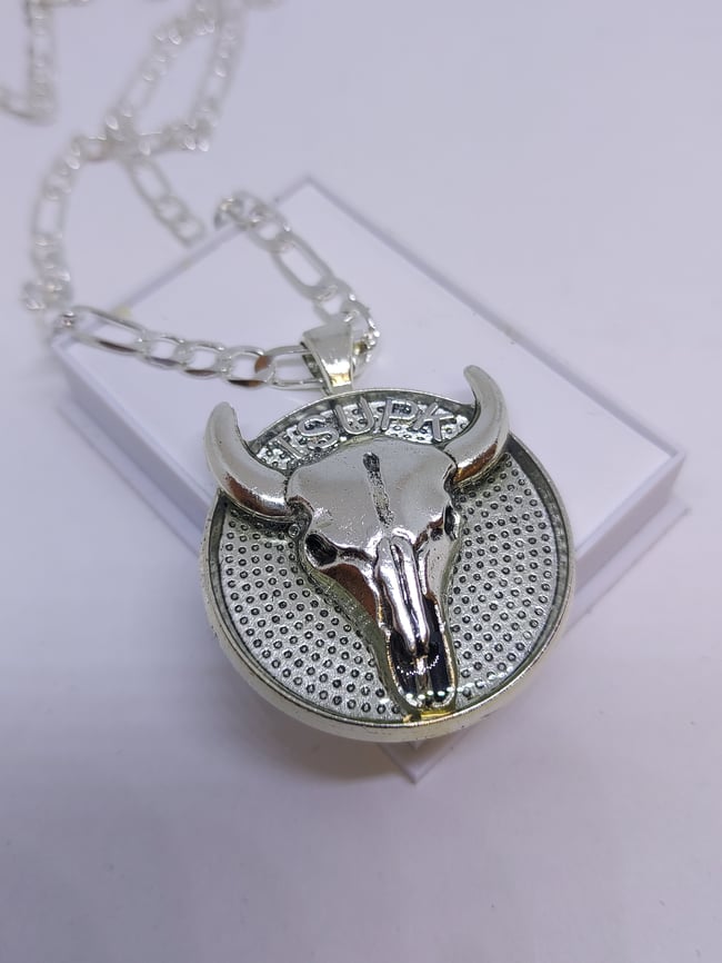 mens silver mounted chain | ISUPK