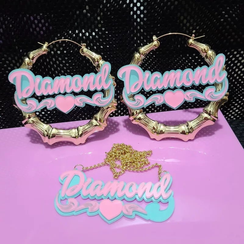 Customized Bamboo Earrings 