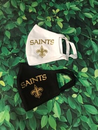 Image 1 of Saints Fleur De Lis Mask